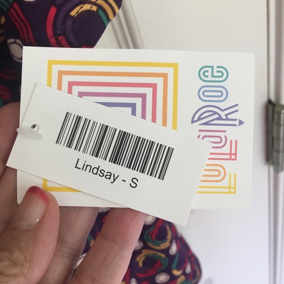 LuLaRoe Slinky Purple Lindsey Kimono - Picture 3 of 5